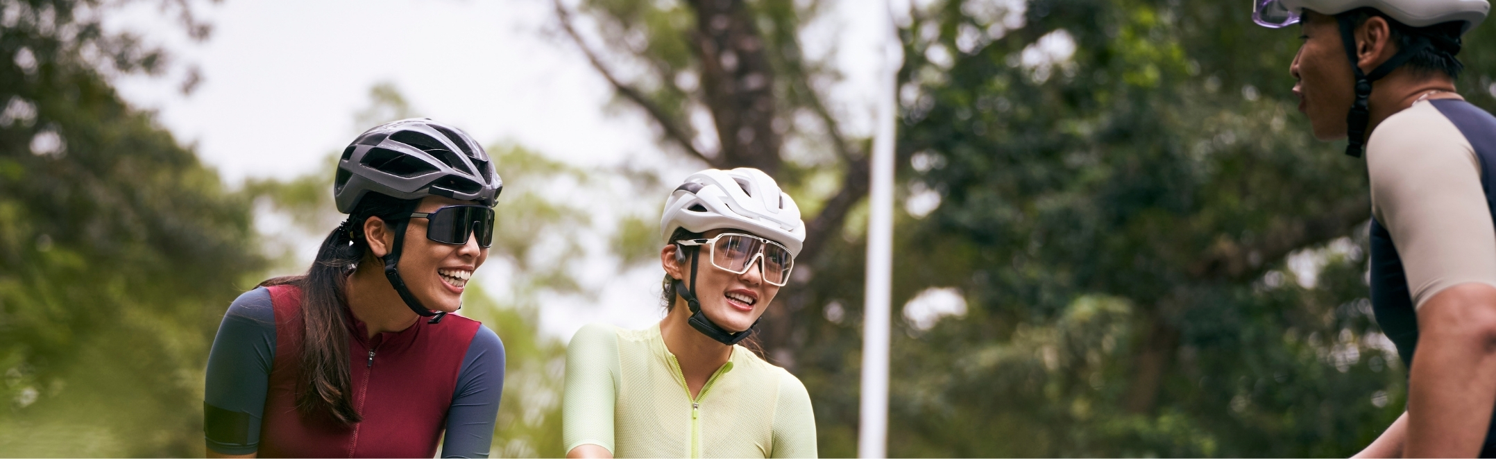 Cycling in Singapore.
