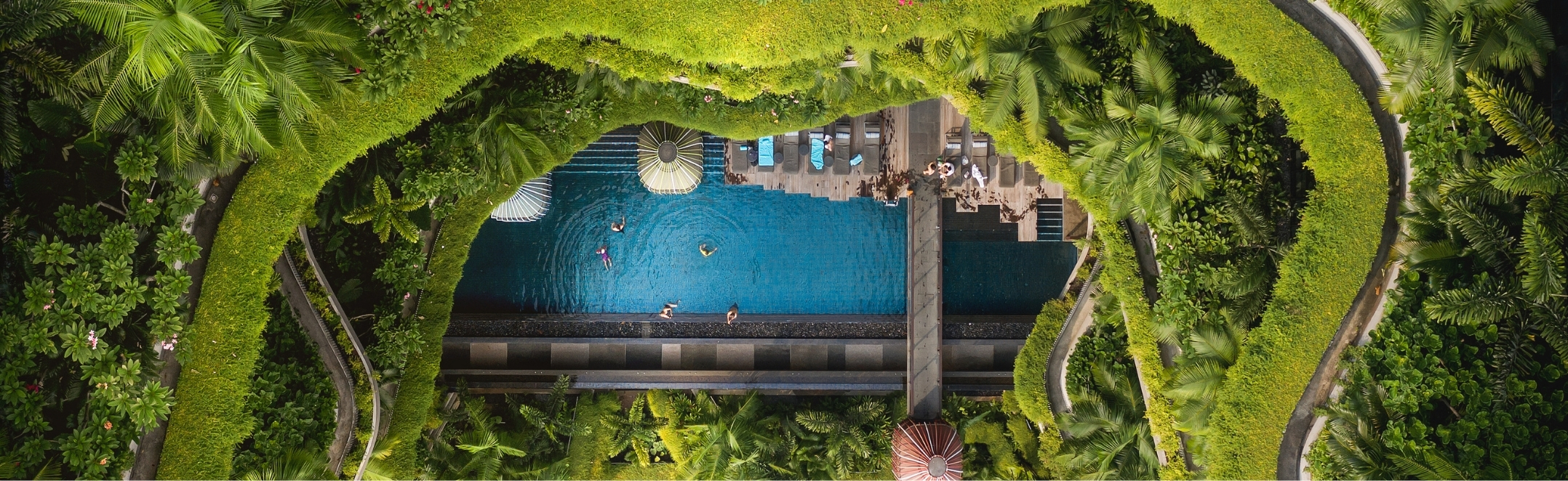 Aerial view of PARKROYAL COLLECTION Pickering, Singapore.