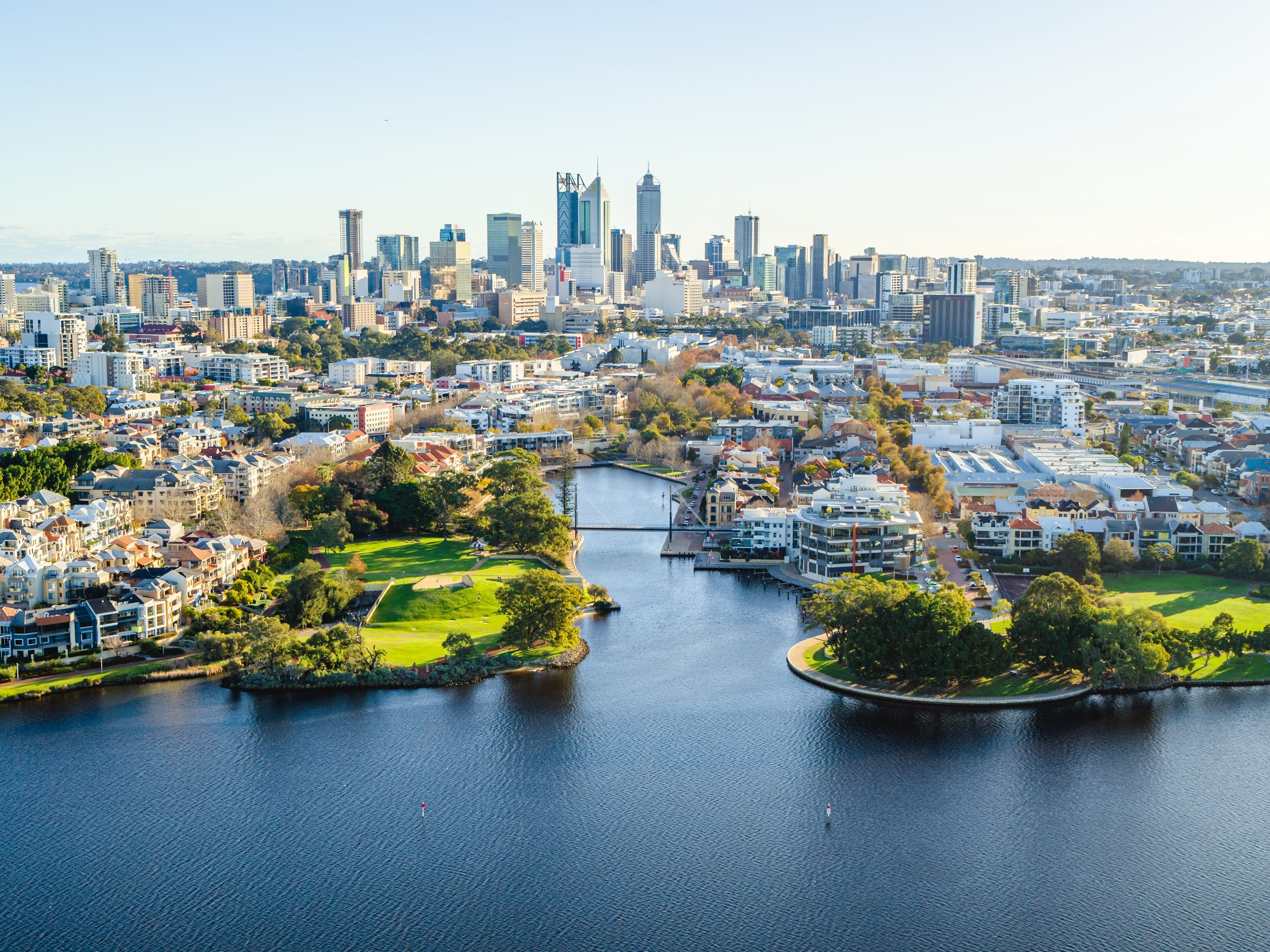 Perth city - image credit Tourism WA