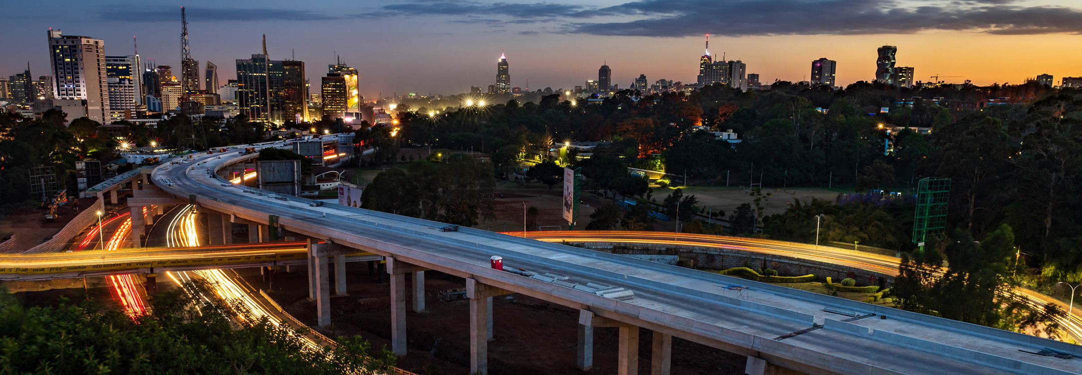 Aerial View of Nairobi Skyline