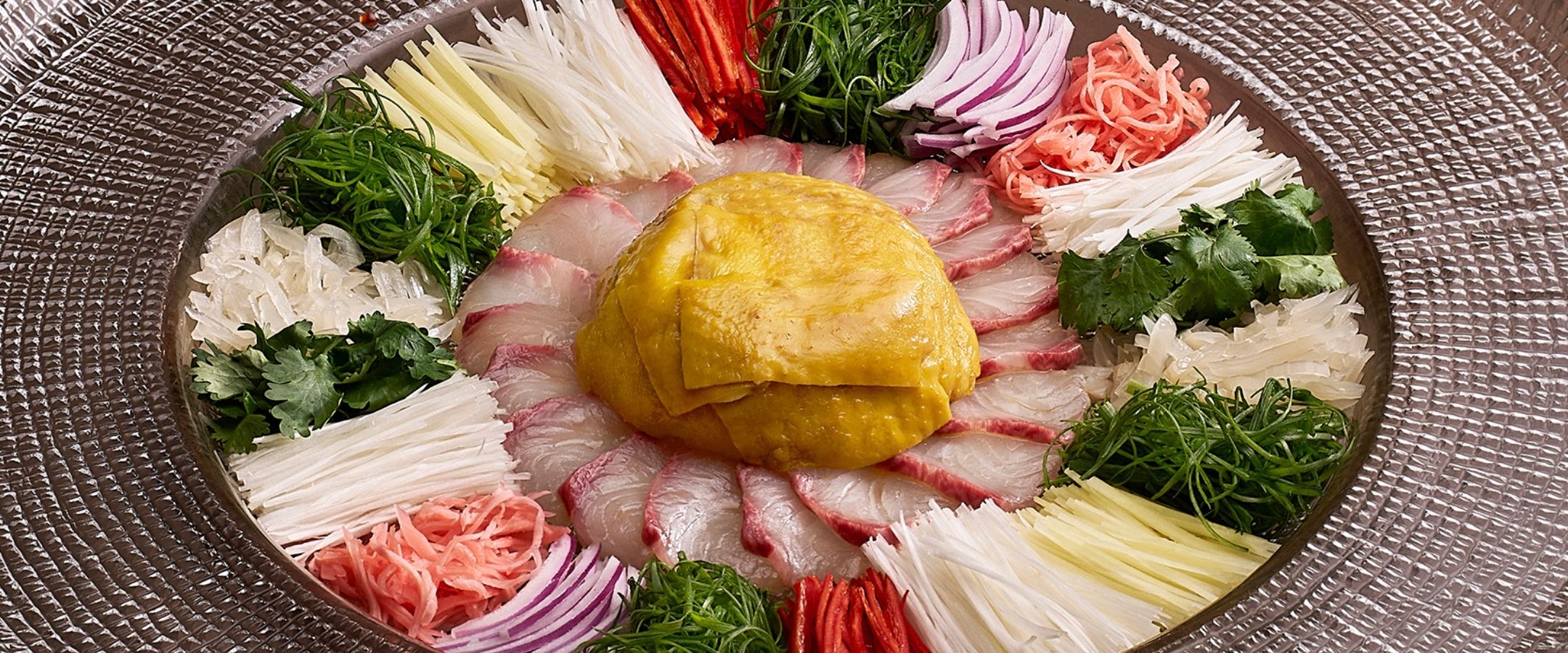 Hakka Salted Chicken and Kampachi Yusheng