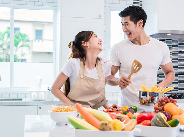 cooking couple