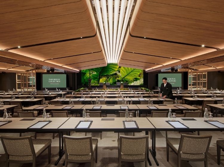 garden ballroom classroom setup